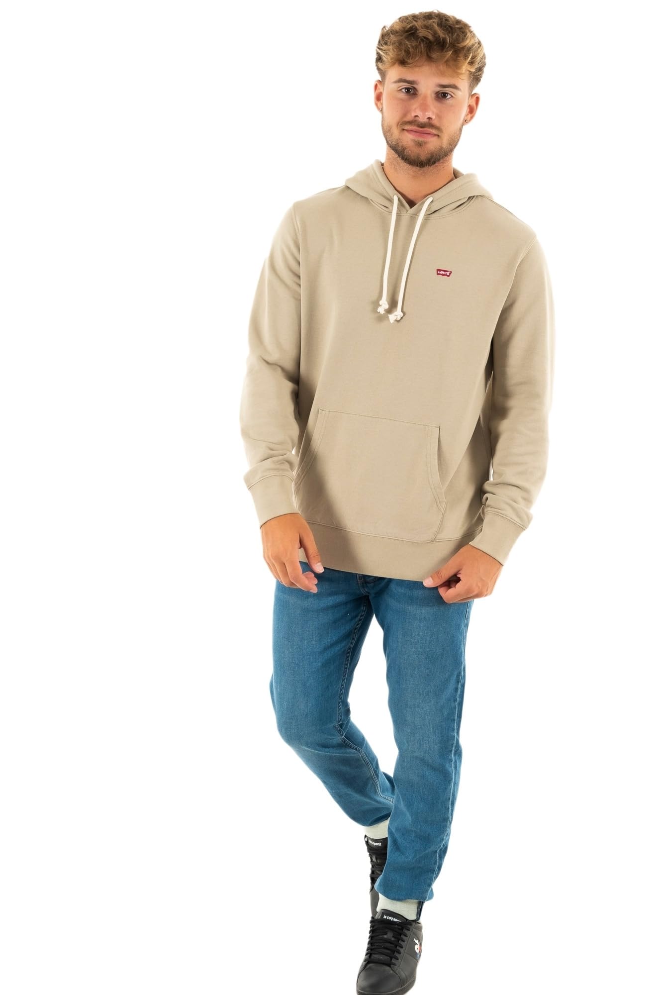 Levi's Sweatshirt Sweat à Capuche Homme Hiver Mode Élégant '
'Mois de Mars Promotion '
'Taille S à L